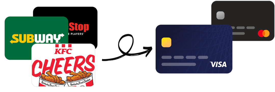 Gift card image with oranges